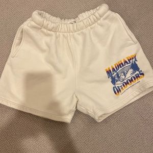 madhappy outdoors fleece shorts